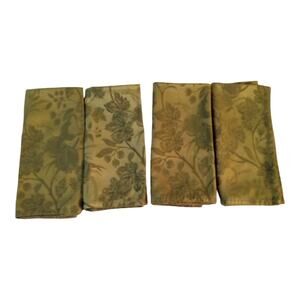 Lauren Ralph Lauren Sage Green Campbell Jacquard Dinner Napkins Set of 4 Holiday